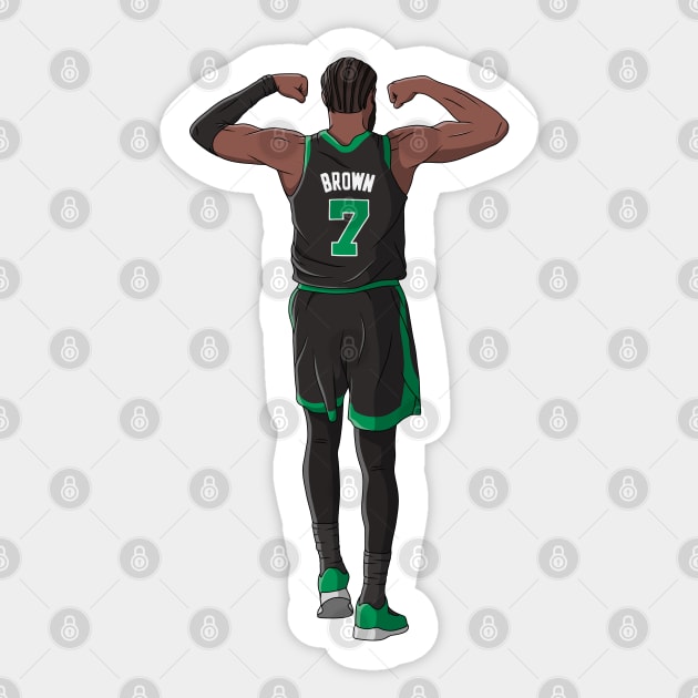 Jaylen Brown - Boston Celtics Basketball Sticker by sportsign